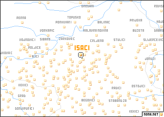 map of Isaci