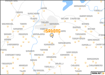 map of Isa-dong