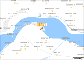 map of Isady