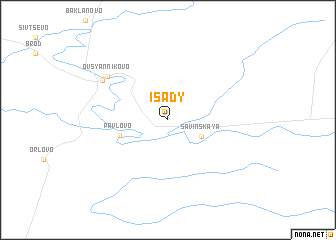 map of Isady