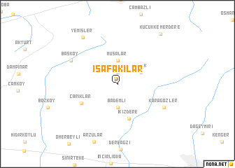 map of İsafakılar