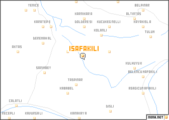 map of İsafakılı