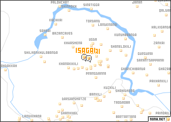 map of Īsāgai