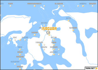 map of Isaguam