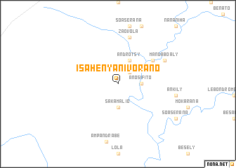 map of Isaheny-Anivorano