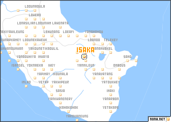 map of Isaka