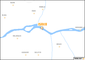 map of Isaka