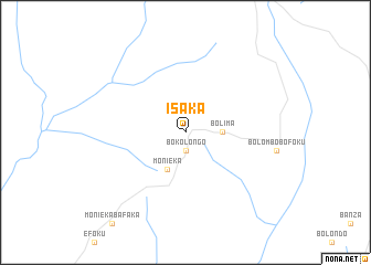 map of Isaka