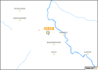 map of Isaka