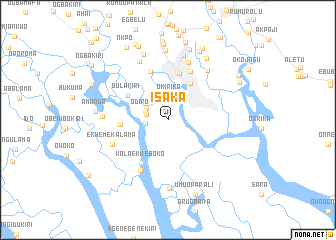 map of Isaka