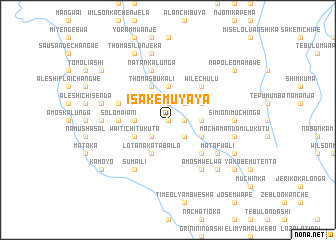 map of Isake Muyaya