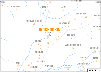 map of Īsa Khān Kili