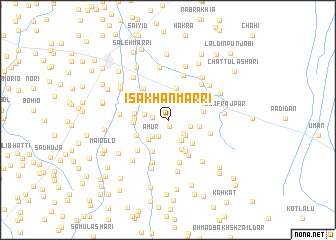 map of Īsa Khān Marri