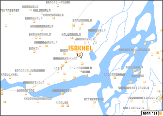 map of Īsā Khel