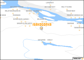 map of Isakogorka