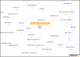 map of Isakova-Buda