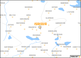 map of Isakova