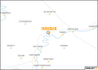 map of Isakova