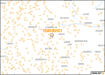 map of Isakovići