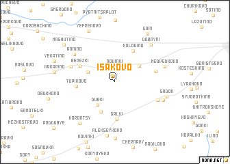 map of Isakovo