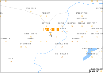 map of Isakovo