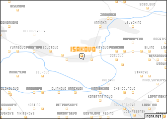 map of Isakovo