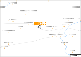 map of Isakovo