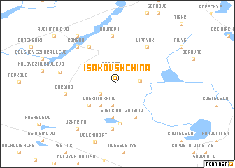 map of Isakovshchina