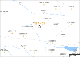 map of İsaköy