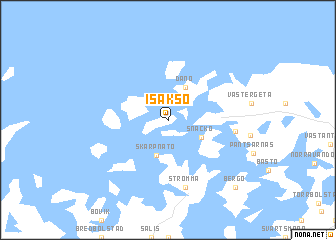 map of Isaksö