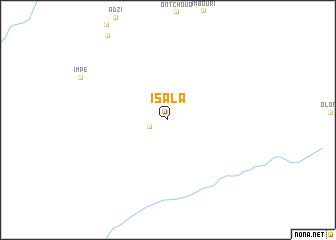 map of Isala