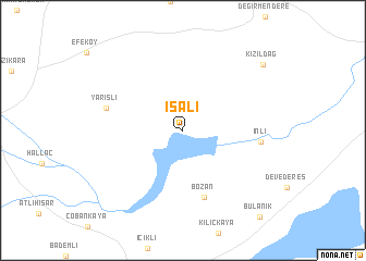 map of İsalı