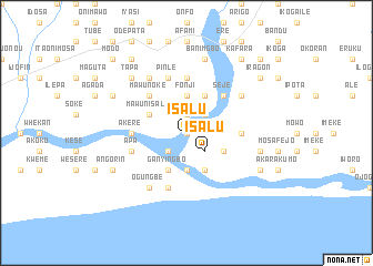 map of Isalu