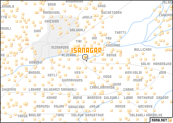 map of Īsa Nagar