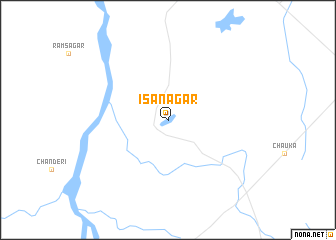 map of Isānagar