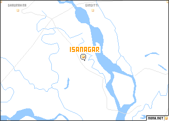 map of Ïsānagar
