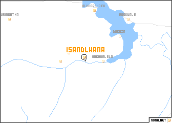 map of Isandlwana