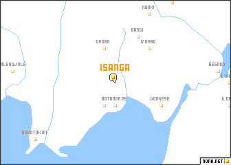 map of Isanga