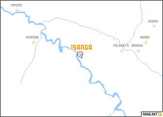 map of Isanga