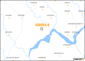 map of Isangila