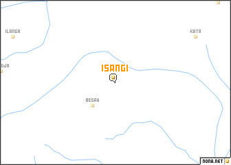 map of Isangi