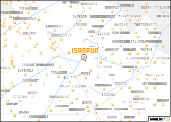 map of Isānpur