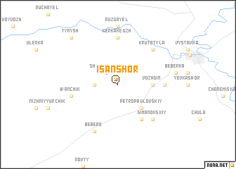 map of Isan\