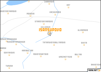 map of Isansupovo