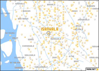 map of Īsanwāla