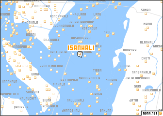 map of Īsanwāli