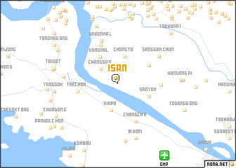 map of Isan