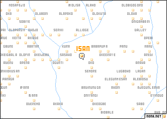 map of Isan