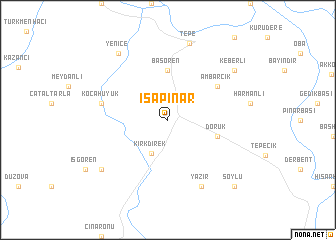 map of İsapınar