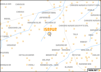 map of Isāpur